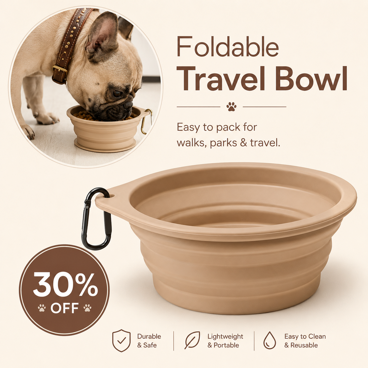 Foldable Water Bowl