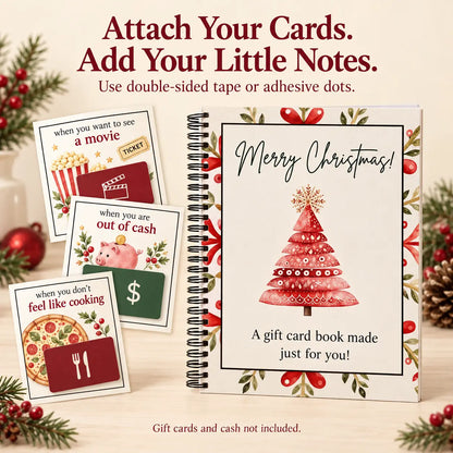 Bluvea™ Christmas Gift Card Book