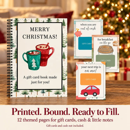 Bluvea™ Christmas Gift Card Book