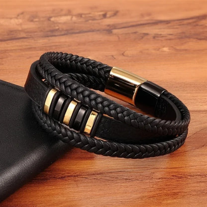 To My Son – Always With You – Braided Bracelet Set