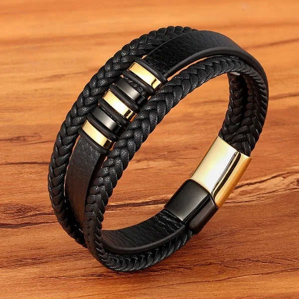 To My Son – Always With You – Braided Bracelet Set