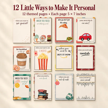Bluvea™ Christmas Gift Card Book