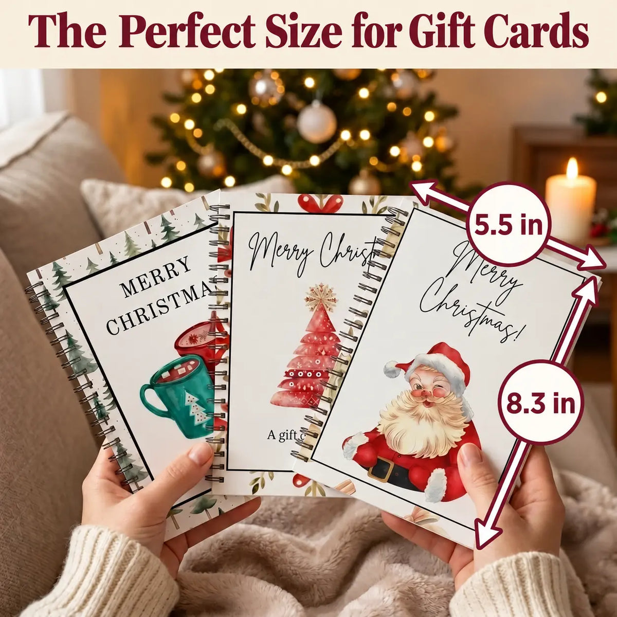 Bluvea™ Christmas Gift Card Book