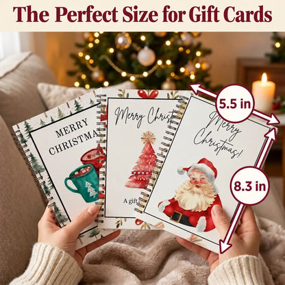 Bluvea™ Christmas Gift Card Book