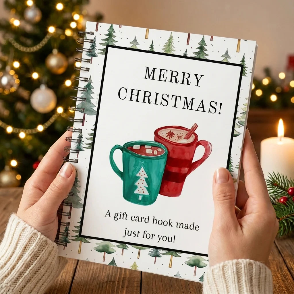Bluvea™ Christmas Gift Card Book
