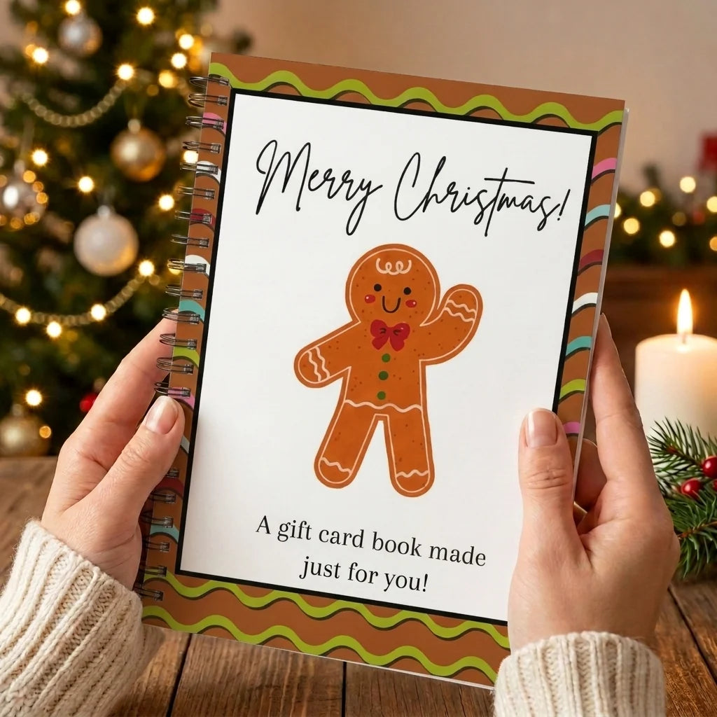 Bluvea™ Christmas Gift Card Book